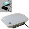 3 HUB USB con luz LED, Longitud del cable: 1 m