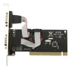 Tarjeta controladora de host PCI a serie de 2 puertos (negra)