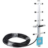 824-960MHz GSM YAGI ANTENNA 12 DBI N Conector Macho, Longitud del cable: 10m