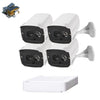 N4B7-Mini/L 4 Ch 720P 1.0 Mega Pixel Cámara IP NVR Kit, compatible con visión nocturna/detección de movimiento, distancia IR: 20 m