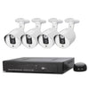 N4B3Poe 4Ch 720P P2P ONVIF 1.0 Mega Pixel Cámara IP NVR Kit, compatible con visión nocturna/detección de movimiento, distancia IR: 20 m