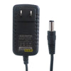 Adaptador de CA de enchufe estadounidense 12V 1000mA para cámaras CCD (negro)