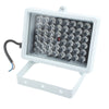 48 Luz auxiliar LED para la cámara CCD, Distancia IR: 50M (ZT-48W), Tamaño: 9x12.5x8cm (blanco)