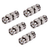 5 PCS BNC Macho al conector de adaptador de acoplamiento coaxial masculino
