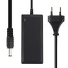 Enchufe de la UE 12V 3A / 4 canales DVR Adaptador de corriente CA, puntas de salida: 5,5 x 2,5 mm