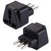 Adaptador de enchufe, adaptador de corriente de viaje con enchufe italiano
