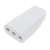Enchufe de la UE Adaptador de enchufe de toma de corriente de viaje universal de pared de CA hembra