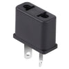 Enchufe estadounidense de alta calidad a enchufe AU Adaptador de enchufe de enchufe de viaje universal de pared de CA (negro)