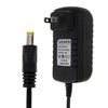 Enchufe de EE. UU. AC 100-240V a DC 5V 5A Adaptador de corriente, puntas: 5,5 x 2,1 mm, longitud del cable: aproximadamente 1,2 m (negro)