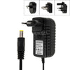 Enchufe 4 en 1 de la UE + Enchufe de EE. UU. + Enchufe del Reino Unido + Enchufe de AU Adaptador de corriente AC 100-240V a DC 12V 3A, Consejos: 5,5 x 2,1 mm, Longitud del cable: aproximadamente 1,2 m (Negro)