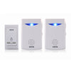 Voye V006B2 Control remoto inalámbrico Campana de la puerta del timón con doble receptor (blanco)