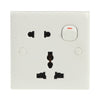 Interruptor y enchufe de pared eléctricos, enchufe EU / AU / US con 1 interruptor