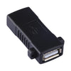 Adaptador convertidor extensor de conector hembra USB 2.0 a USB 2.0 hembra