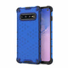 Carcasa Honeycomb a prueba de golpes de PC + TPU para Galaxy S10 (azul)