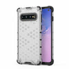 Carcasa Honeycomb a prueba de golpes de PC + TPU para Galaxy S10 (transparente)