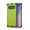 Carcasa Honeycomb a prueba de golpes de PC + TPU para Galaxy S10 + (verde)