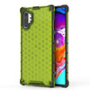 Carcasa de PC + TPU con forma de panal a prueba de golpes para Galaxy Note 10+ (verde)