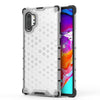 Carcasa de PC + TPU con forma de panal a prueba de golpes para Galaxy Note 10+ (transparente)