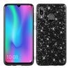 Estuche de TPU a prueba de golpes en polvo brillante para Galaxy A30 (negro)
