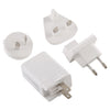 Adaptador de corriente 5 en 1 18W Adaptador de enchufe Convertible US + UK + EU + AU Plug