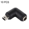 Adaptador de 10 piezas Mini 5 pines macho a 5521 hembra