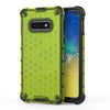 Carcasa de PC + TPU con forma de panal a prueba de golpes para Galaxy S10e (verde)