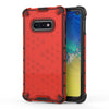 Carcasa de PC + TPU a prueba de golpes Honeycomb para Galaxy S10e (rojo)