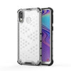 Carcasa de PC + TPU a prueba de golpes Honeycomb para Galaxy M20 (gris)