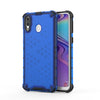 Carcasa de PC + TPU a prueba de golpes Honeycomb para Galaxy M20 (azul)