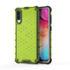 Carcasa PC + TPU a prueba de golpes Honeycomb para Galaxy A50 (verde)