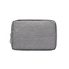 Cargador de auriculares multifuncional Cable de datos Bolsa de almacenamiento Paquete de energía, Tamaño: S, 17 x 11,5 x 5,5 cm (gris)