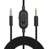 ZS0159 para Logitech G433 / G233 / G PRO / G PRO x 3.5mm Macho a masculino Cable de audio para auriculares con alambre, longitud del cable: 2m (negro)