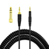 ZS0088 PARA AUDIO-TECHNICA ATH-M50X / ATH-M40X Cable de audio para auriculares de primavera, longitud del cable: 1.4m-3m
