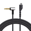 ZS0135 para SteelSeries Arctis 3/5/7 Auriculares Cable de audio, Longitud del cable: 2M (Plata)