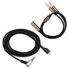ZS0135 2 en 1 para SteelSeries Arctis 3/5/7 Auriculares Cable de audio + Auricular Adaptador Conjunto de cables