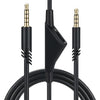 ZS0175 para Logitech Astro A10 / A40 / A30 3.5mm Macho a masculino Volumen Auricular ajustable Cable de audio, longitud del cable: 2m