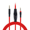 ZS0192 Cable de auriculares macho a macho de 3,5 mm versión sintonizada para cable de audio Kingston Skyline Alpha (rojo)