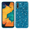 Carcasa de TPU a prueba de golpes en polvo brillante para Galaxy A70 (azul)