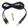Cable de audio para auriculares con interfaz ZS0108 MMCX para Shure SRH1440 SRH1540 SRH1840 (negro)