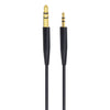 ZS0138 Cable de audio para auriculares de 3,5 mm a 2,5 mm para BOSE SoundTrue QC35 QC25 OE2 (negro)