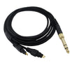 Cable de audio para auriculares ZS0204 para Sennheiser HD580 HD600 HD650 HD660S (negro)