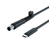 Para computadora portátil HP Cable de carga de alimentación USB-C / Type-C a 7,4 x 0,6 mm, longitud del cable: aproximadamente 1,5 m (negro)