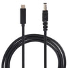 USB-C / Type-C a 5,5 x 2,1 mm Cable de carga de alimentación para computadora portátil, Longitud del cable: aproximadamente 1,5 m