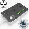 LDNIO SC3604 6 puertos USB Enchufe multifunción para oficina en casa de viaje, Longitud del cable: 2 m, Enchufe grande para el Reino Unido