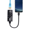 Adaptador de red de 15 cm USB-C / Type-C a RJ45 Gigabit Ethernet