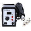 Kaisi K-858D SMD Estación de soldadura de aire caliente Pantalla digital LED Soporte de temperatura controlable para desoldar + boquillas de aire, enchufe de la UE