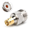Adaptador de conector coaxial RF macho SMA a hembra UHF