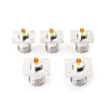 Adaptador de montaje de cubierta de chasis de panel de brida hembra UHF SO239 de 5 piezas
