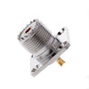 Adaptador de cubierta de brida de montaje en panel UHF hembra SO239