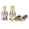 Adaptador de conector coaxial RF 4 en 1 BNC a SMA